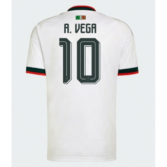 Billige Fotballdrakt Mexico Alexis Vega #10 Replika Bortedrakt VM 2026 Kortermet